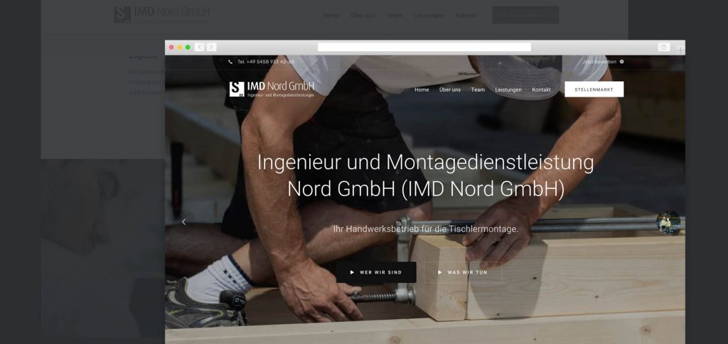 Web Relaunch – IMD Nord GmbH