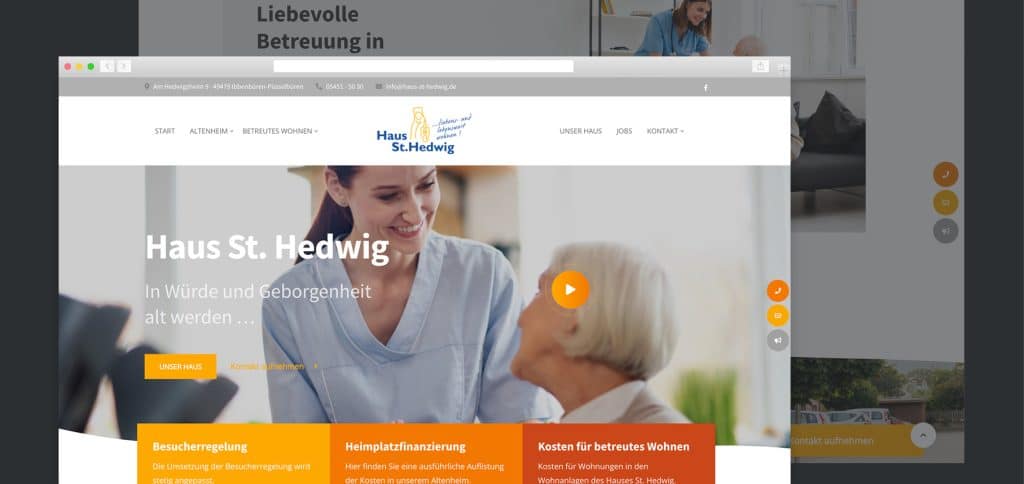 Webdesign – Haus St. Hedwig
